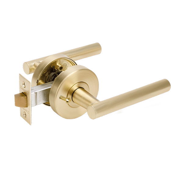 Zanda Baxter Privacy Set Satin Brass