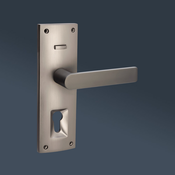 Zanda Kent Knox Entrance Set Door Handle Graphite Nickel
