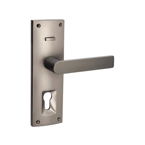 Zanda Kent Knox Entrance Set Door Handle Graphite Nickel