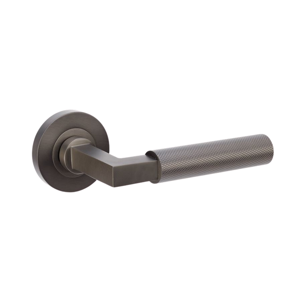 Zanda Zurich Lever Set Door Handle Only Graphite Nickel
