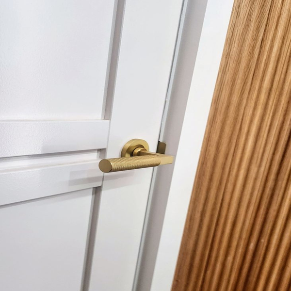 Zanda Zurich Lever Set Door Handle Only Satin Brass