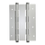 Zanda Aluminium Spring Hinges Silver