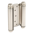 Zanda Double Action Hinges Brushed Nickel