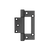 Zanda Aluminium Offset Interfold Hinge Matte Black