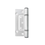 Zanda Aluminium Offset Interfold Hinge Satin Nickel
