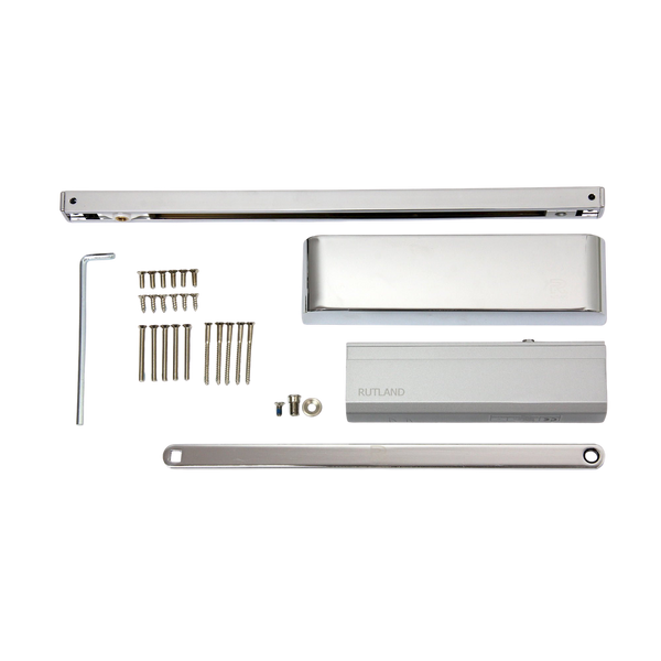 Zanda Cam Action Door Closer Silver