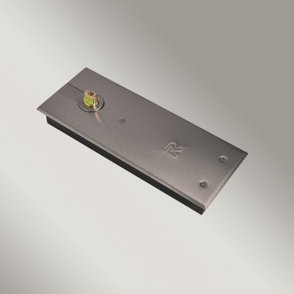 Zanda Door Closer Floor Springs Double Action Pack Graphite Nickel