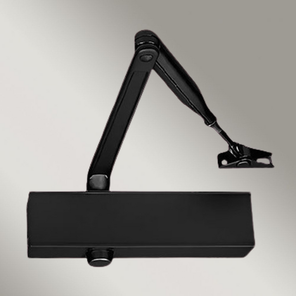 Zanda Door Closer Standard Arm Adjustable Power Matte Black