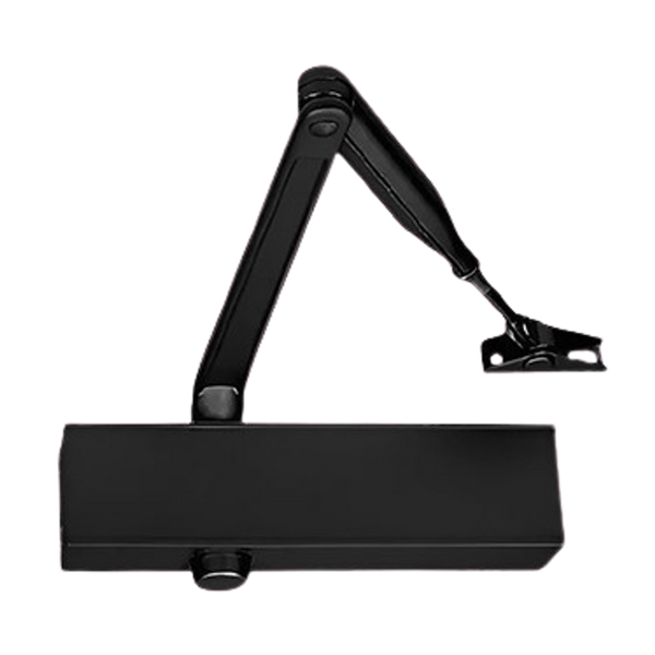Zanda Door Closer Standard Arm Adjustable Power Matte Black