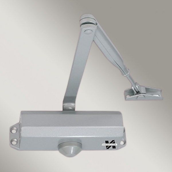 Zanda Contract Door Closer EN3 Silver