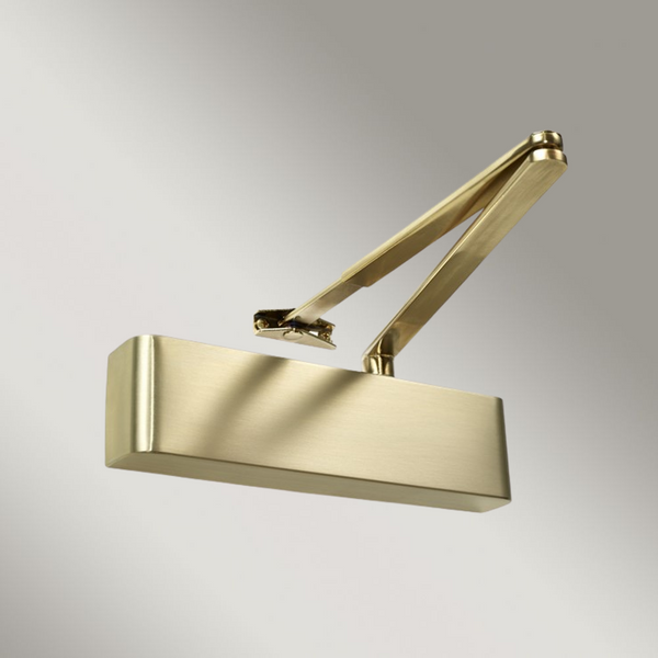 Zanda Architectural Door Closer (EN2-5) with Cover Antique Brass