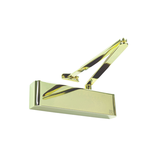 Zanda Architectural Door Closer (EN2-5) with Cover Polished Brass (PVD)