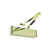Zanda Architectural Door Closer (EN2-5) with Cover Polished Brass (PVD)
