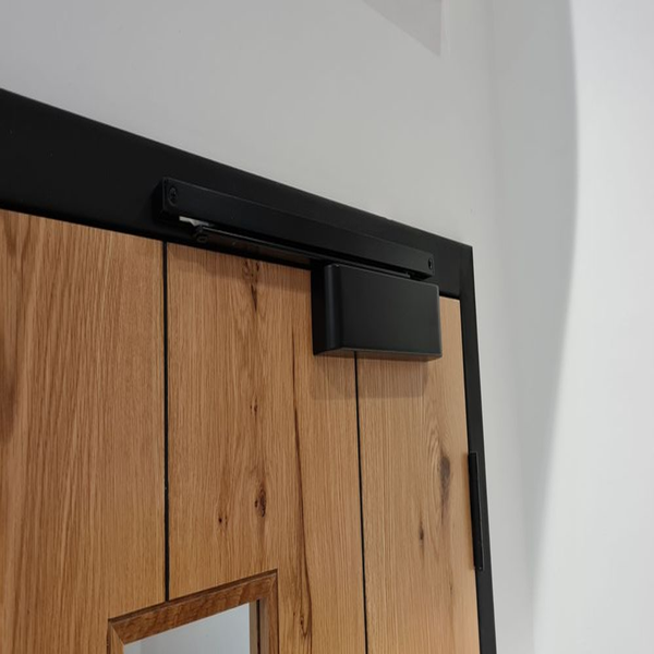 Zanda Architectural Slide Arm Door Closer (EN2-5) with Cover Matte Black