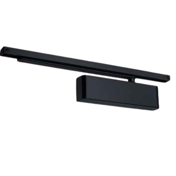 Zanda Architectural Slide Arm Door Closer (EN2-5) with Cover Matte Black
