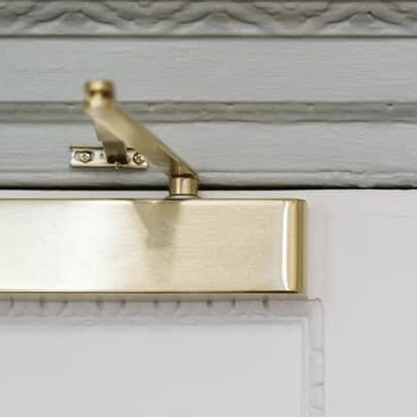 Zanda Architectural Slide Arm Door Closer (EN2-5) with Cover Satin Brass