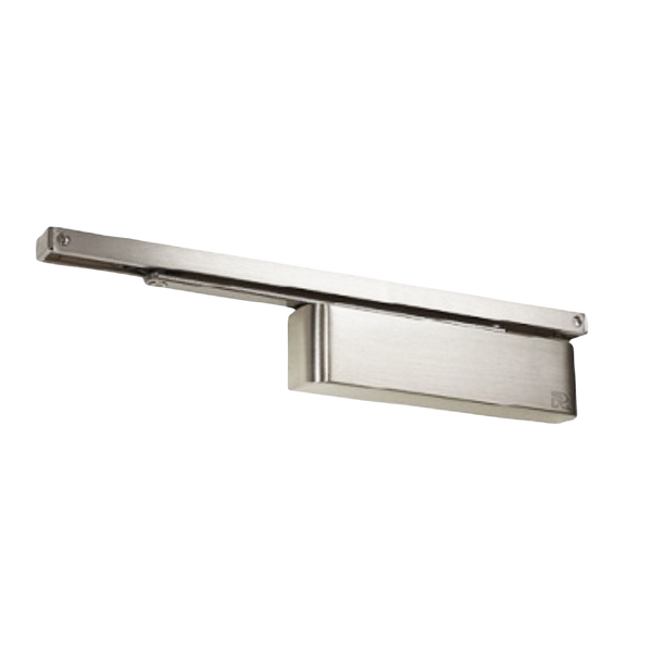 Zanda Architectural Slide Arm Door Closer (EN2-5) with Cover Satin Nickel Plate