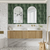 Aulic Varcelli Mono Wall Hung 1800mm Harvest Oak Fluted Curved Cabinet