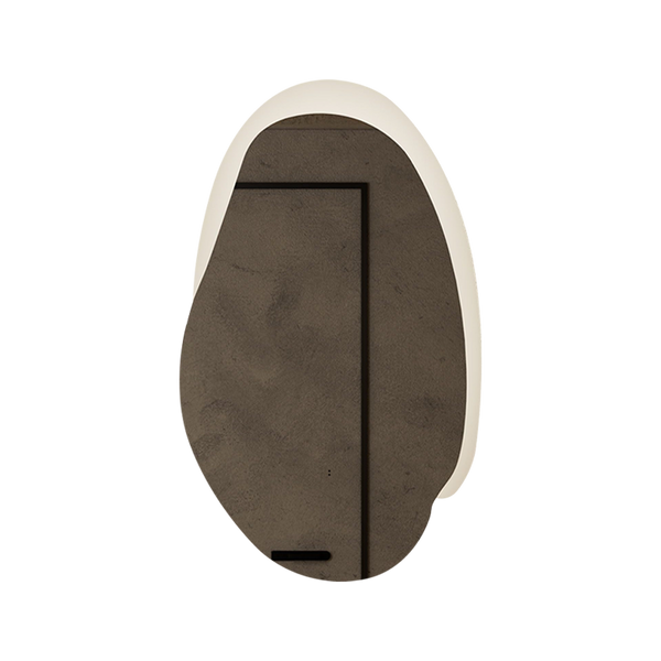 Aulic Evanston LED Mirror With Acrylic Edge 530mm Matte White