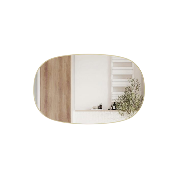 Aulic Valmont Horizontal 1100mm LED Mirror Brushed Gold