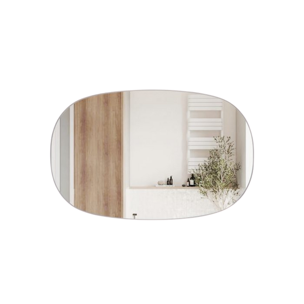 Aulic Valmont Horizontal 1400mm LED Mirror Brushed Nickel