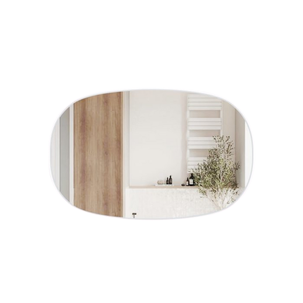 Aulic Valmont Horizontal 1400mm LED Mirror Matte White