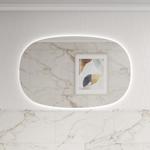Aulic Valmont Horizontal 1400mm LED Mirror Frameless
