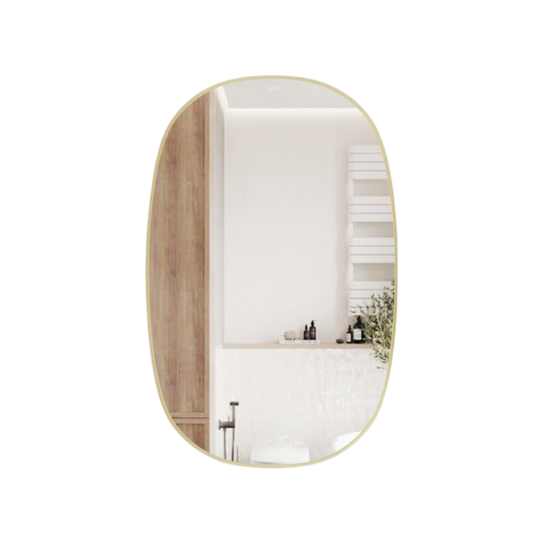 Aulic Valmont Vertical 580mm LED Mirror Brushed Gold