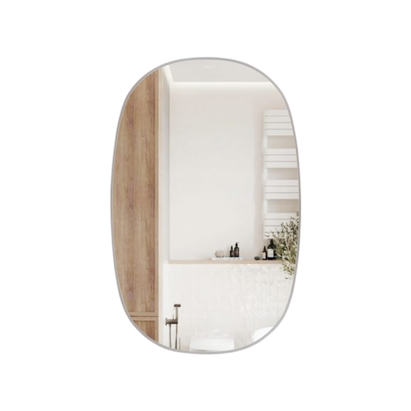 Aulic Valmont Vertical 580mm LED Mirror Brushed Nickel