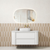 Aulic Ramee Fluted Wall Hung 1200mm Vanity Matte White