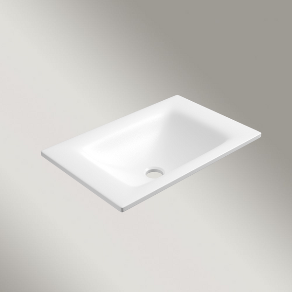 Aulic Sintera Square Stone Top With No Tap Hole 450mm