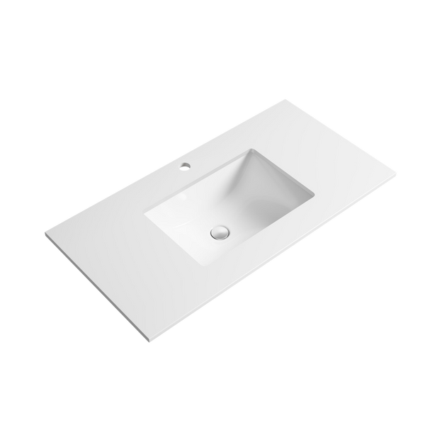 Aulic Lovina Tier Wall Hung 1800mm Harvest Oak Fluted Vanity