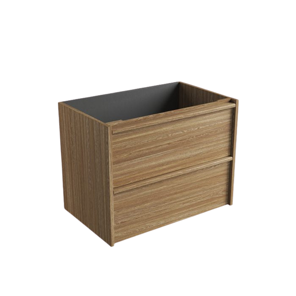 Aulic Venetta Framed Wall Hung 750mm Vanity Harvest Oak