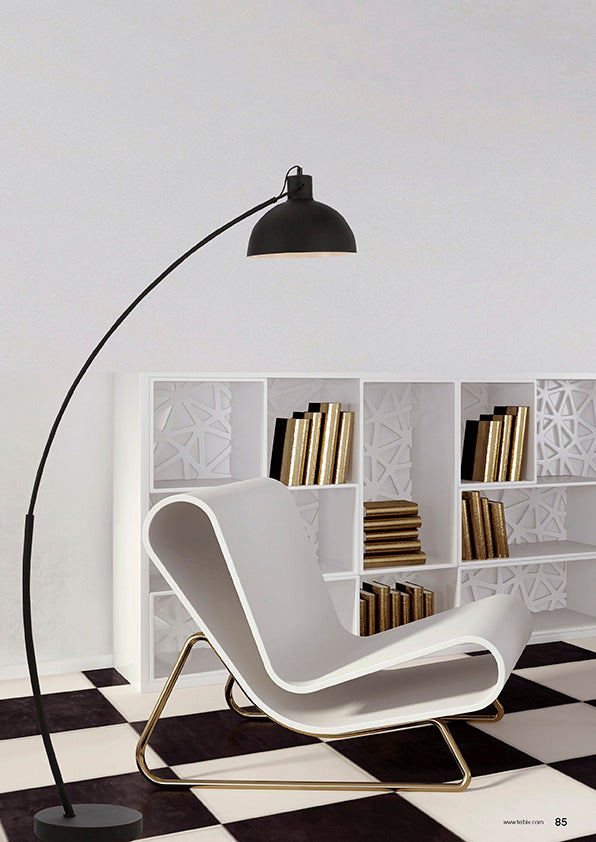 Telbix Beat Floor Lamp Black