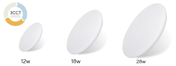 Telbix Cassia 18W Oyster Satin