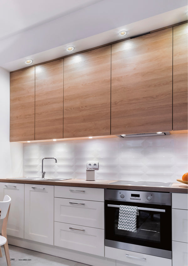 Telbix Duro Round Stair Down Light White 3000K