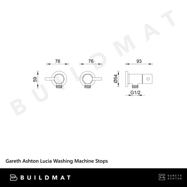 Gareth Ashton Lucia Washing Machine Stops Chrome
