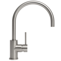 Alma Ashanti Brushed Nickel Gooseneck Mixer