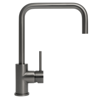 Alma Charlotte Brushed Gunmetal Square Mixer
