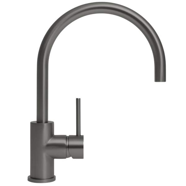 Alma Ashanti Brushed Gunmetal Gooseneck Mixer