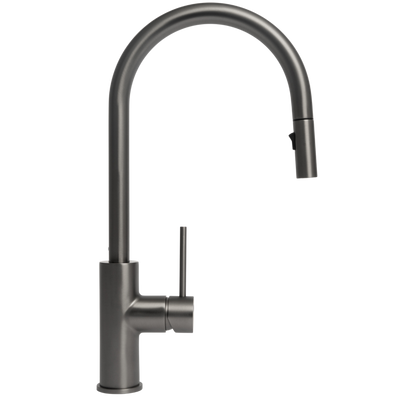 Alma Mira Brushed Gunmetal Pull Out Mixer