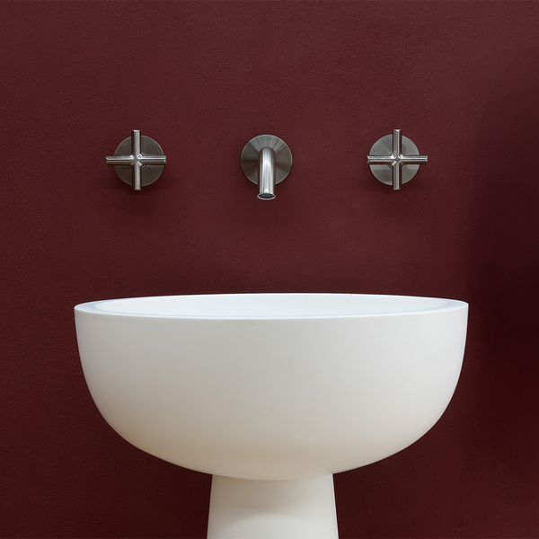 Phoenix Vivid Slimline Plus Wall Top Assemblies Lead Free Brushed Nickel