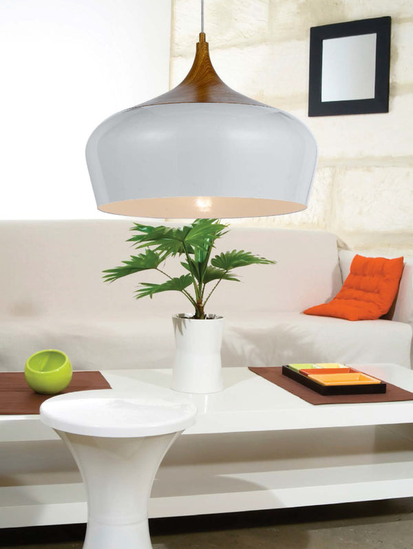 Telbix Polk 46 Pendant White Oak