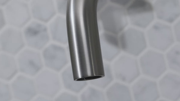 Alma Mira Brushed Nickel Swivel Wall Spout