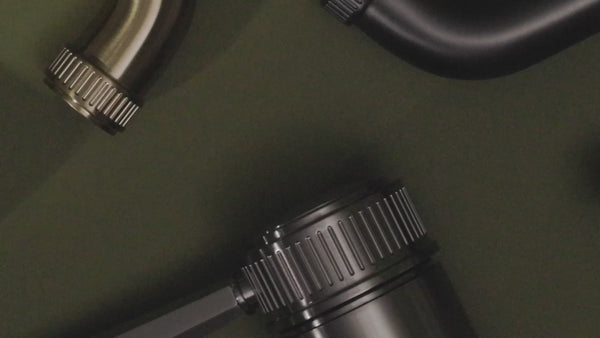 Phoenix Wiltern Wall Basin/Bath Tap Set Brushed Nickel