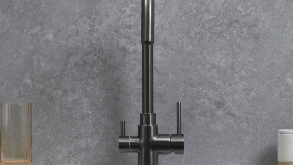 Fleta Brushed Gunmetal 3 Way Filter Water Tap