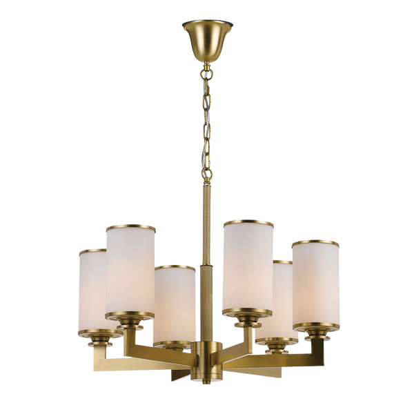 Telbix Ahern 6 Lights Pendant Solid Brass