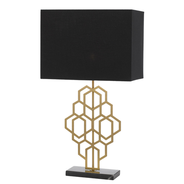 Telbix Akron Table Lamp Large Black