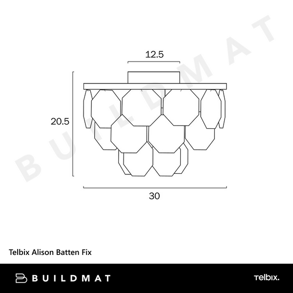 Telbix Alison Batten Fix Chrome