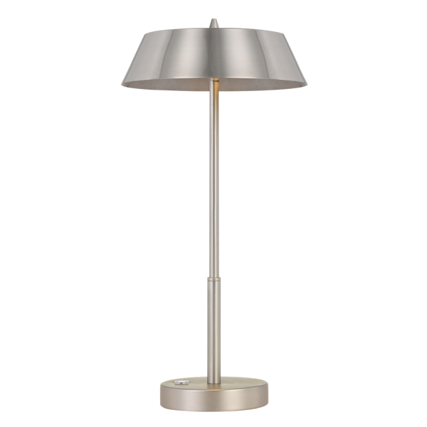 Telbix Allure 7W Led Table Lamp Nickel Silver